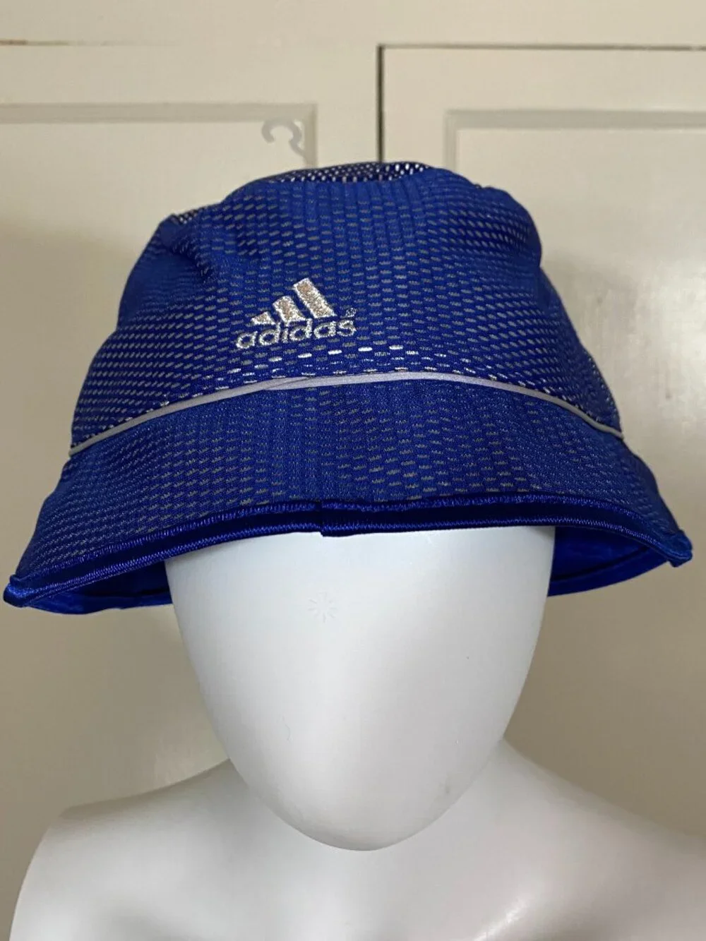 ADIDAS T-MAC 2003 Limited Edition Mesh Bucket Hat Blue Fitted S/M Tracy McGrady